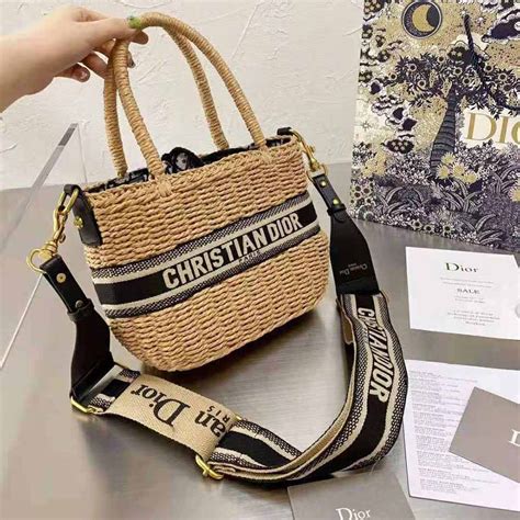 dior oblique backpack price|Dior wicker basket bag.